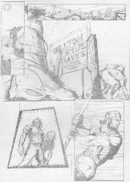 Zombie Killer pencil page